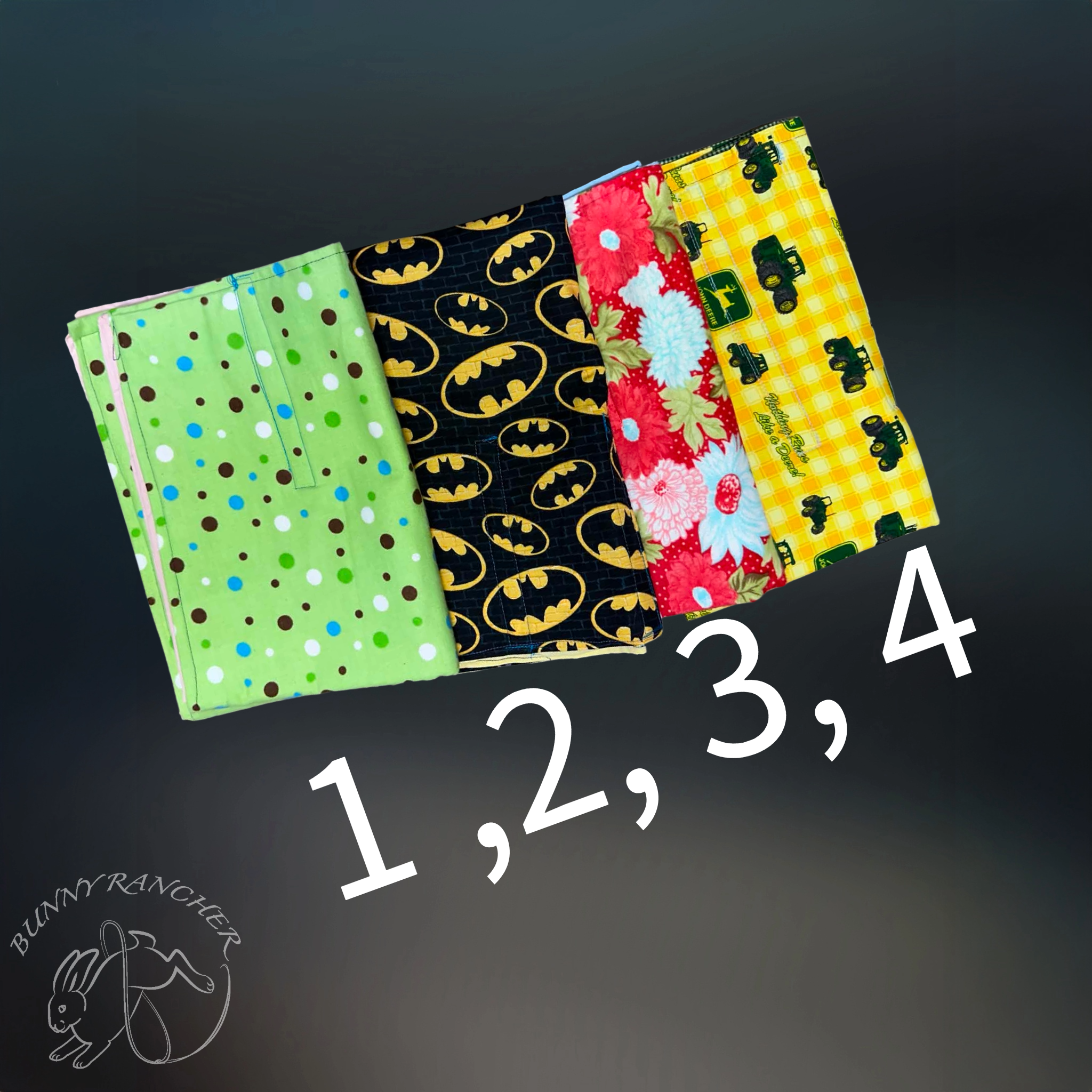 Medium Fabric Rabbit Tattoo Restraint Wrap – Assorted Patterns