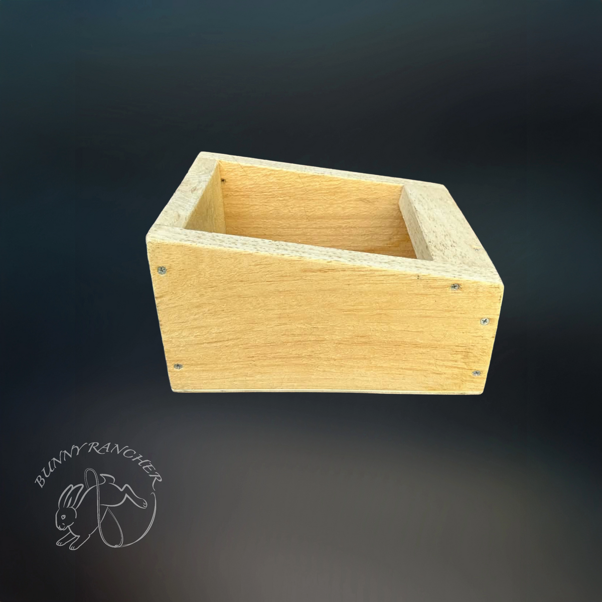 Wooden Rabbit Nesting Box for Small Breeds & Dwarfs – Solid Pine