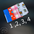 Large Fabric Rabbit Tattoo Restraint Wrap – Assorted Patterns