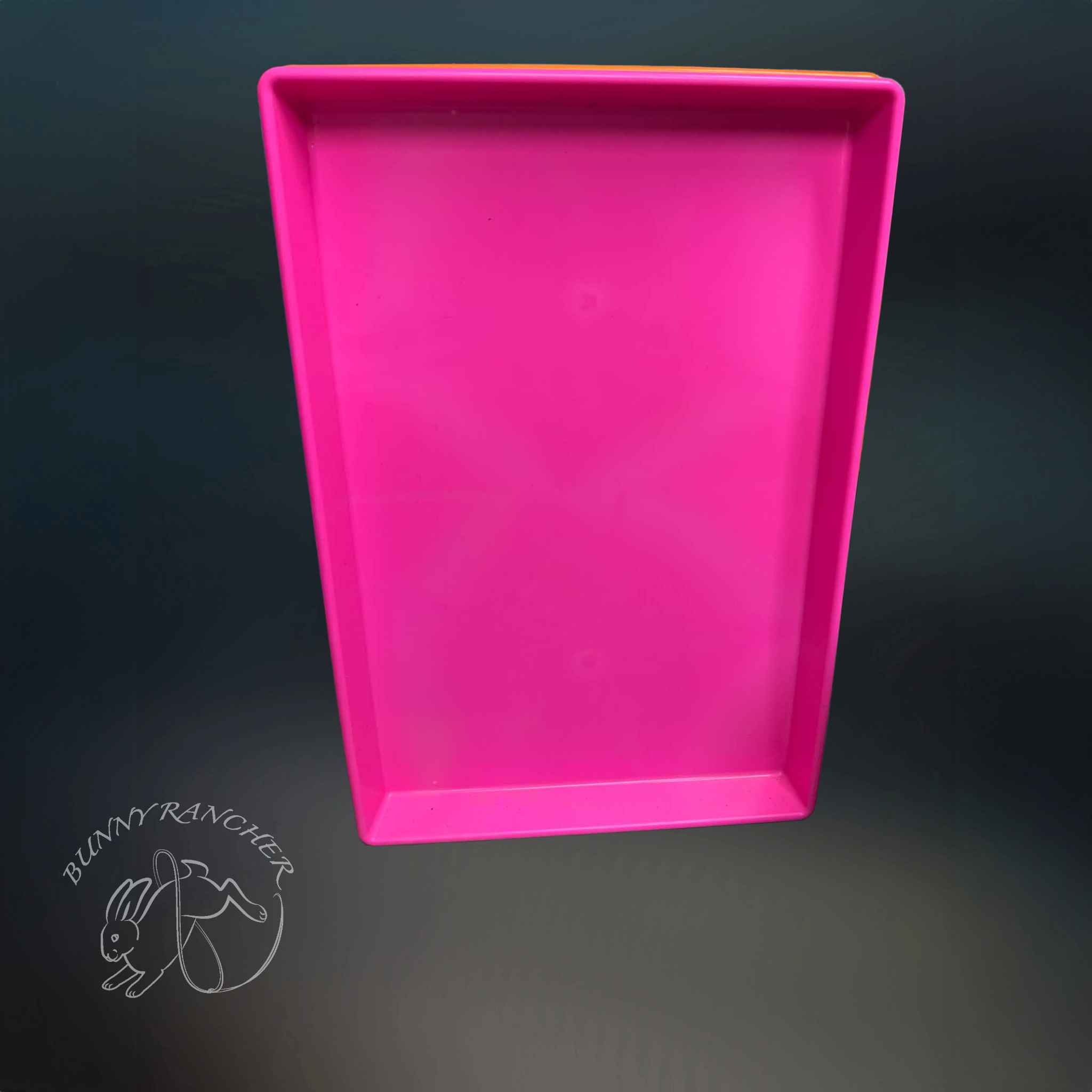 24" x 36" Heavy-Duty Colorful Plastic Rabbit Cage Trays | Easy-Clean Replacement Pans