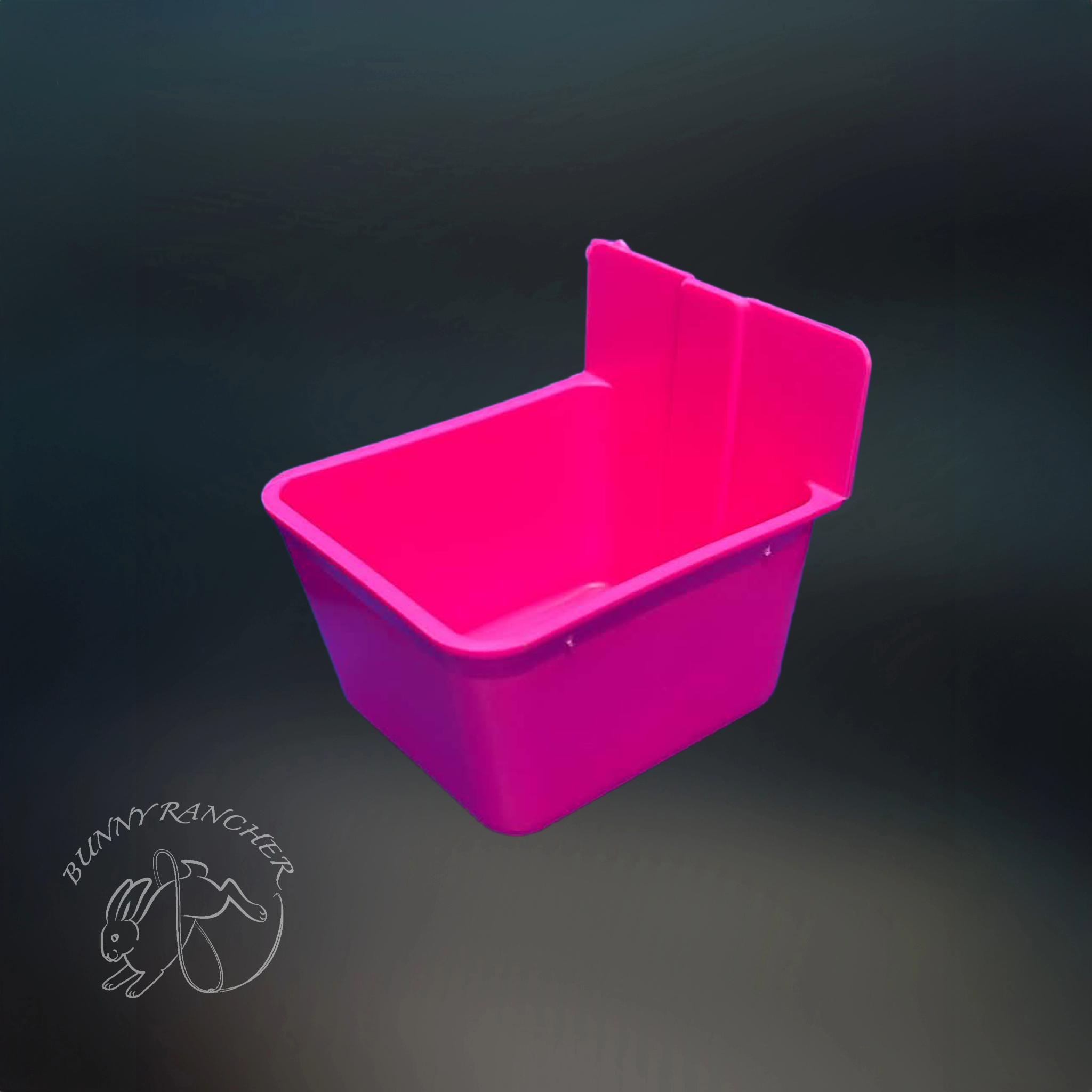 Easy SNAP Square Coop Cup – Secure Locking Feed & Water Dish for Rabbits & Cavies