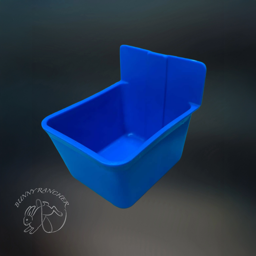 Easy SNAP Square Coop Cup – Secure Locking Feed & Water Dish for Rabbits & Cavies