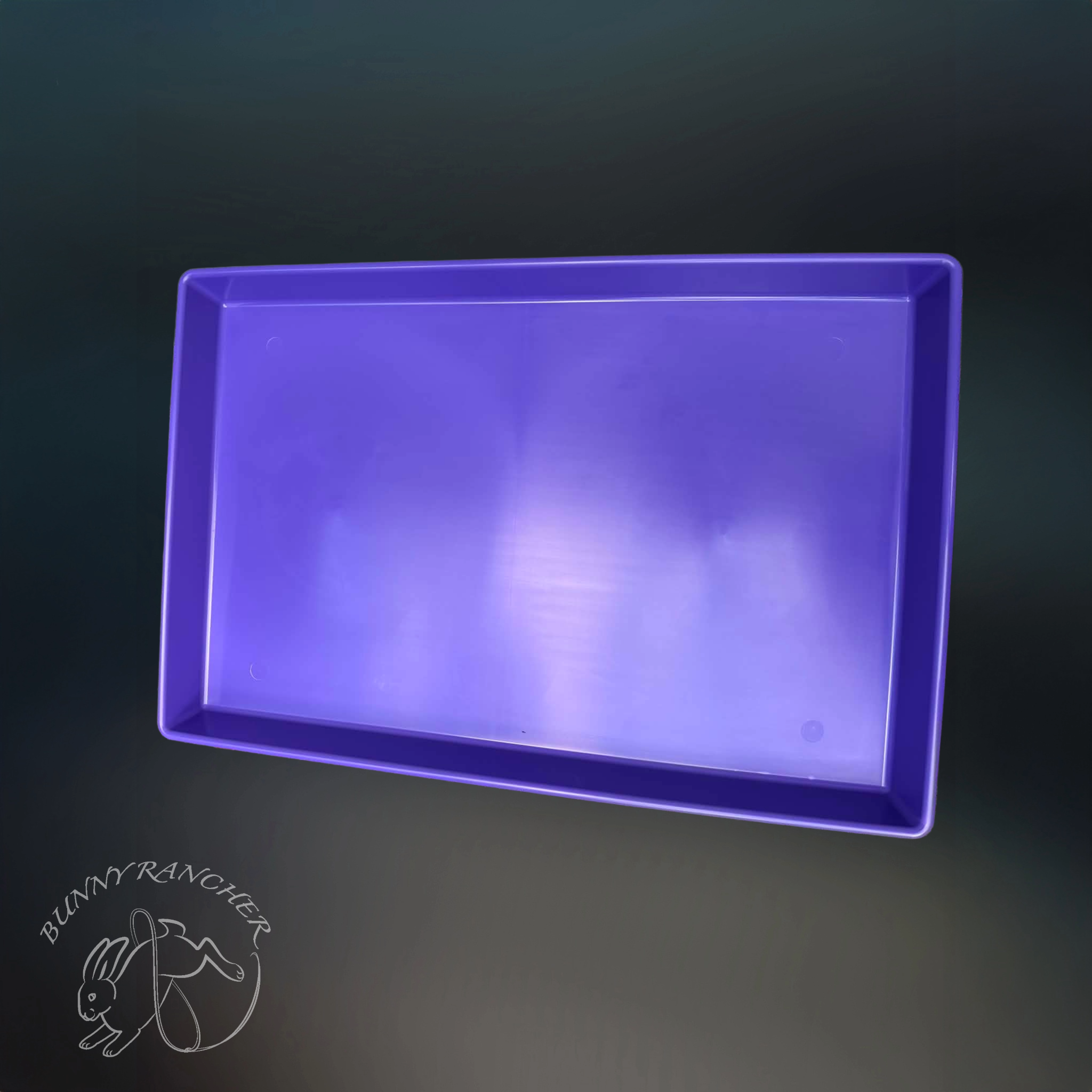 24" x 36" Heavy-Duty Colorful Plastic Rabbit Cage Trays | Easy-Clean Replacement Pans