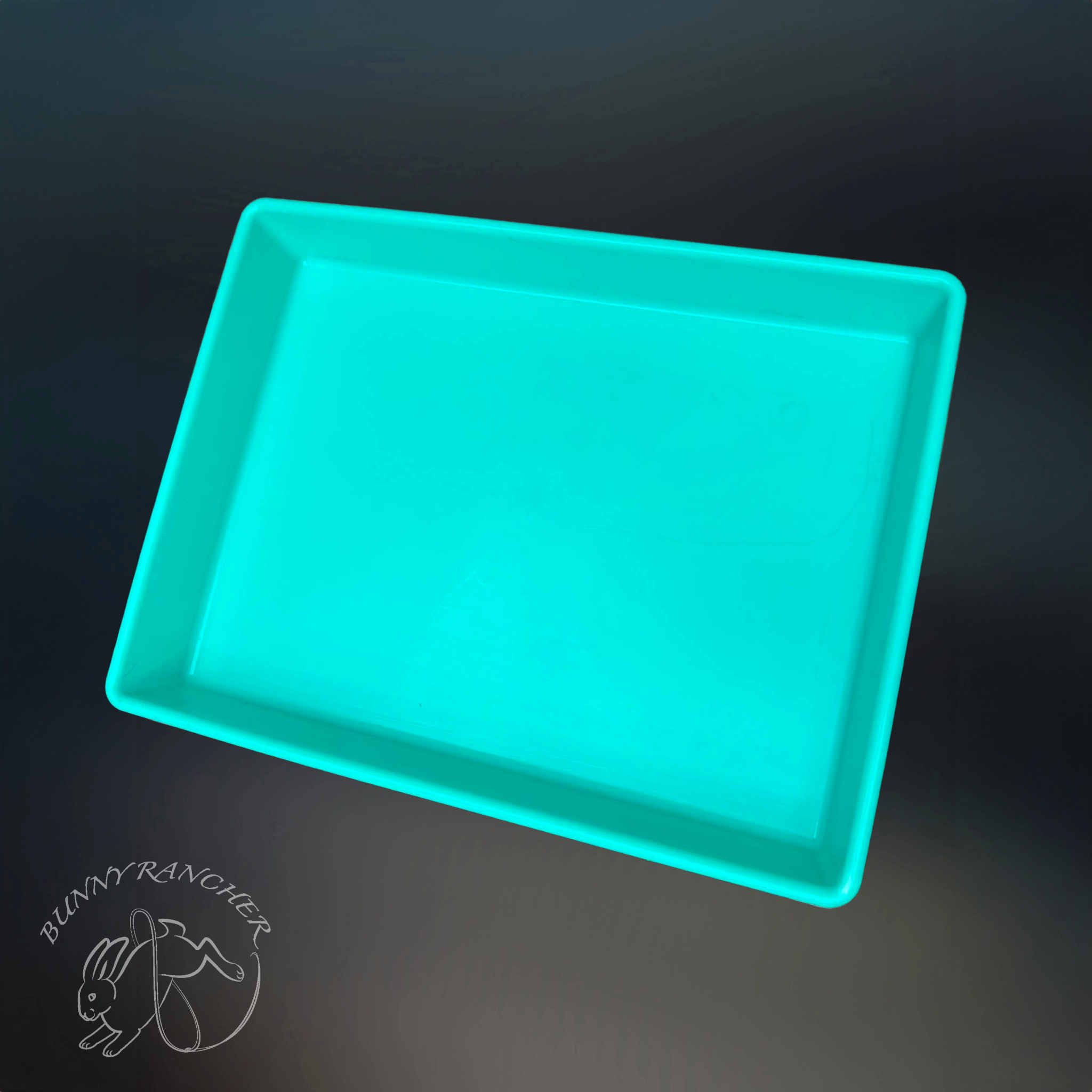 18" x 24" Heavy-Duty Colorful Plastic Rabbit Cage Trays | Easy-Clean Replacement Pans