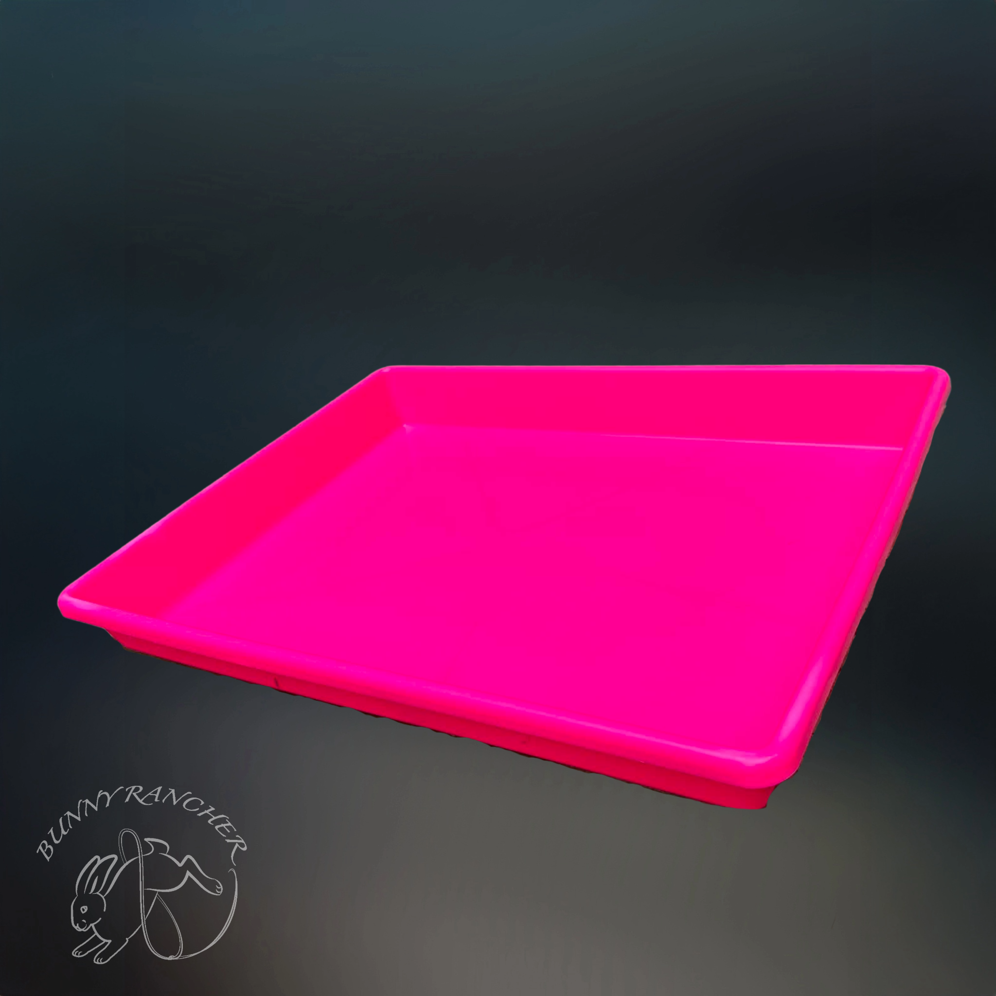 18" x 24" Heavy-Duty Colorful Plastic Rabbit Cage Trays | Easy-Clean Replacement Pans