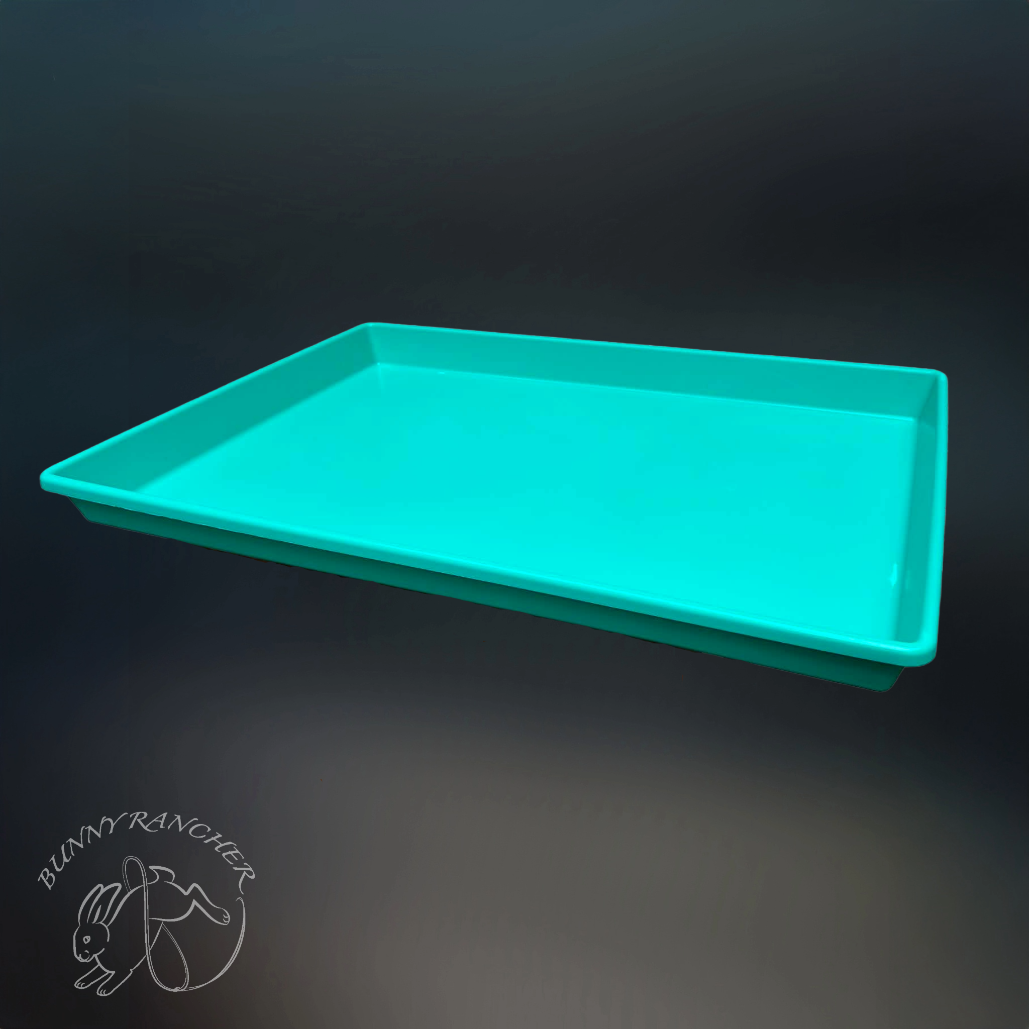 24" x 36" Heavy-Duty Colorful Plastic Rabbit Cage Trays | Easy-Clean Replacement Pans