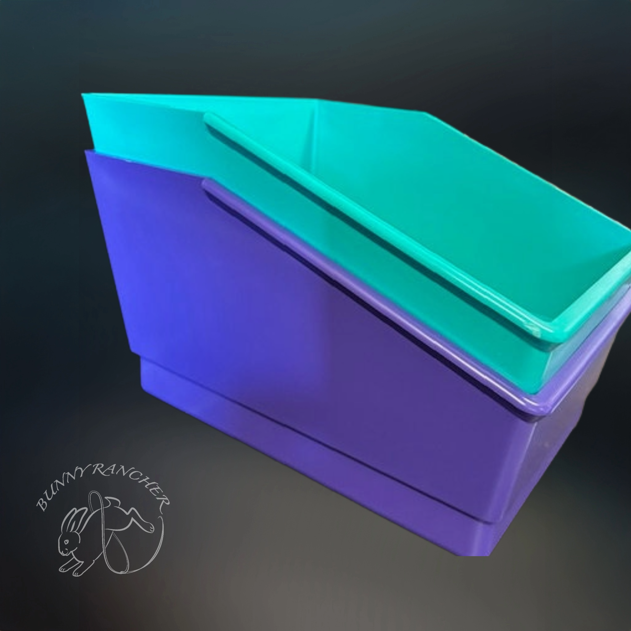 Nichoir en plastique pour lapins – Durable et facile à nettoyer