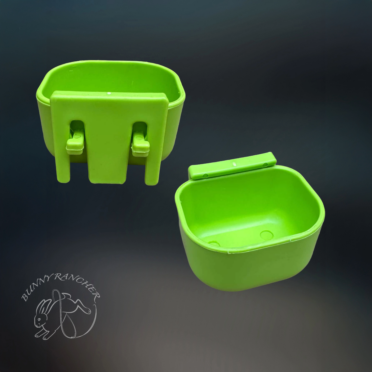 E-Z Crock 5 oz Locking Wire Cage Feed & Water Dish