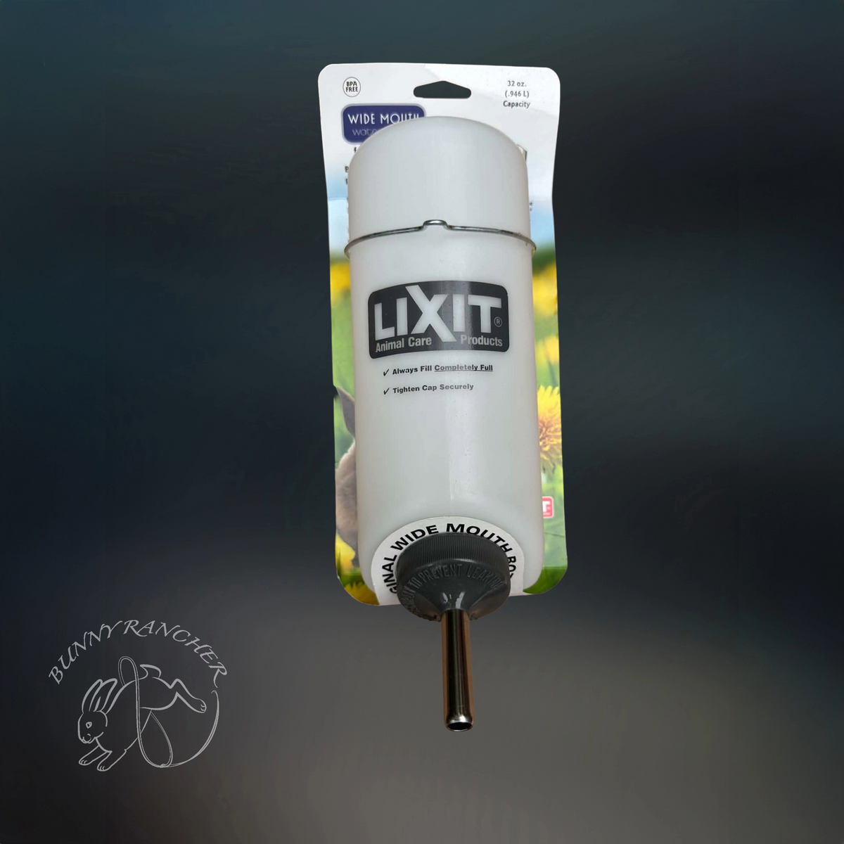 Lixit Wide-Mouth Bottle 8 - 64 oz