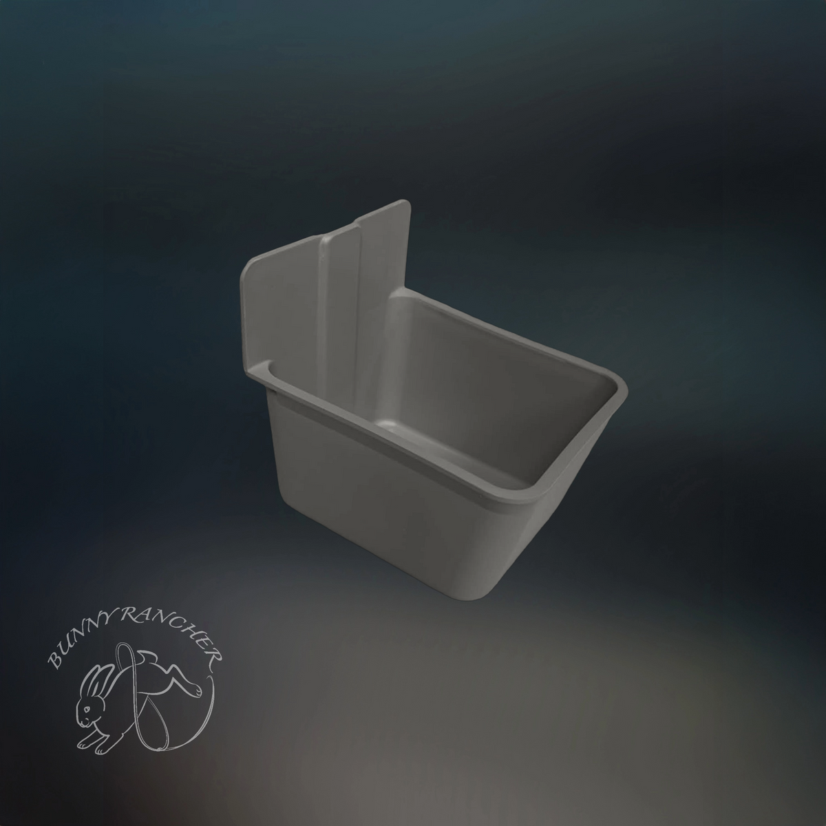 Easy SNAP Square Coop Cup – Secure Locking Feed & Water Dish for Rabbits & Cavies